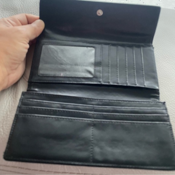 WALLET BIFOLD GORGEOUS LEATHER CLASSIC PATTERN - Picture 4 of 10